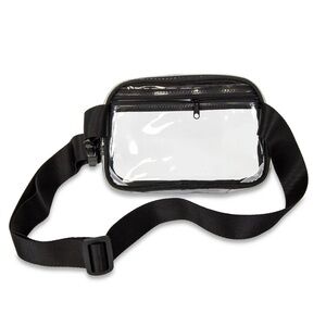 Clear Black Crossbody Bag